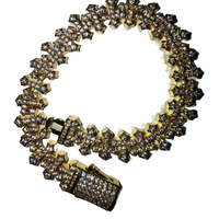 Iced Cross Bracelet